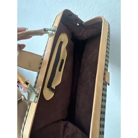 Fendi Vintage Leather Trim Doctor's Bag - Picture 3 of 11